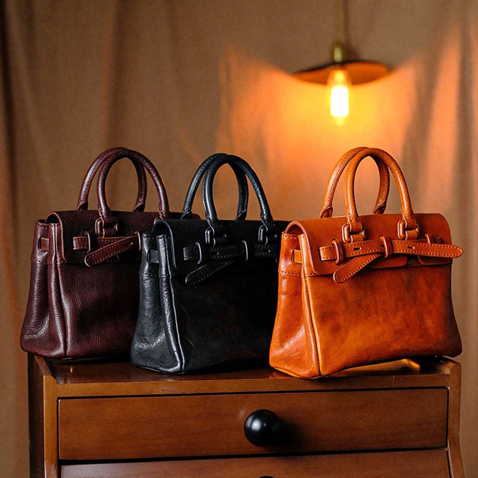 Classic Leather Crossbody & Tote - Sandalwood Brown