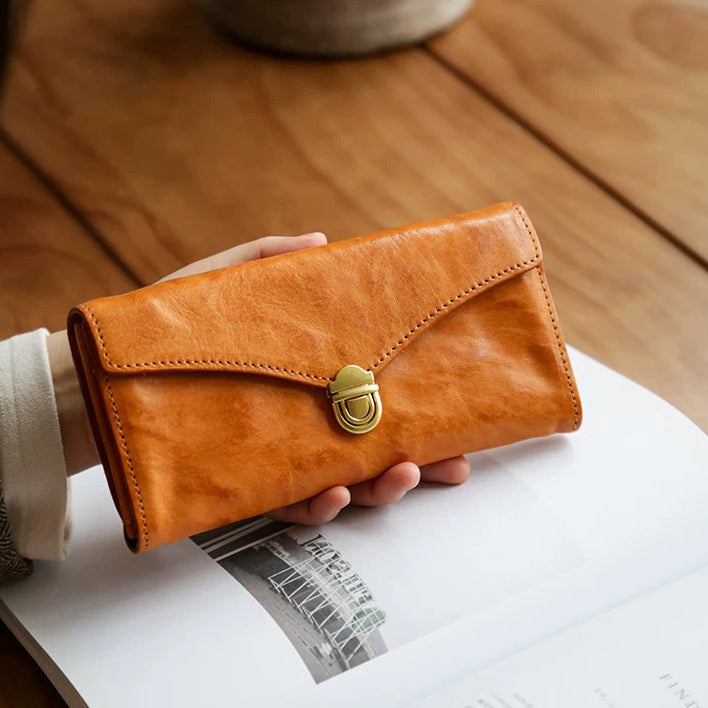 PrimeCraft – Handmade Cowhide Long Wallet