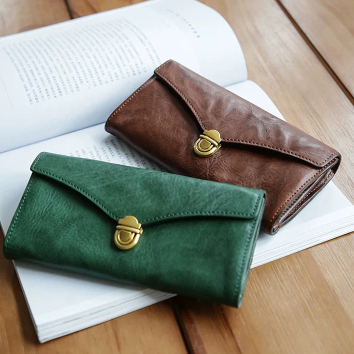 PrimeCraft – Handmade Cowhide Long Wallet