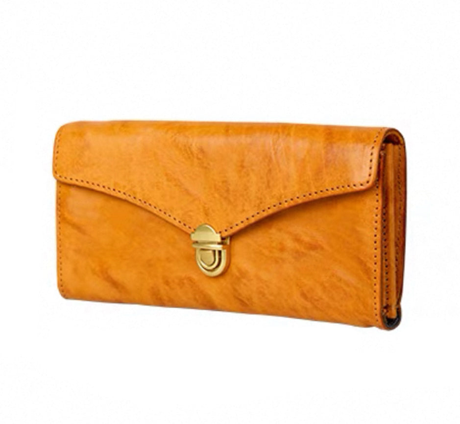 PrimeCraft – Handmade Cowhide Long Wallet