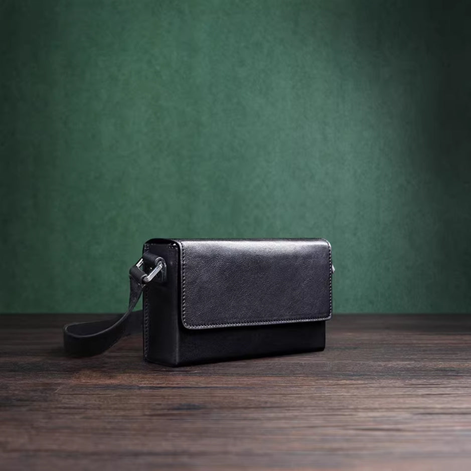 Urban Box Crossbody Bag-Forest Green