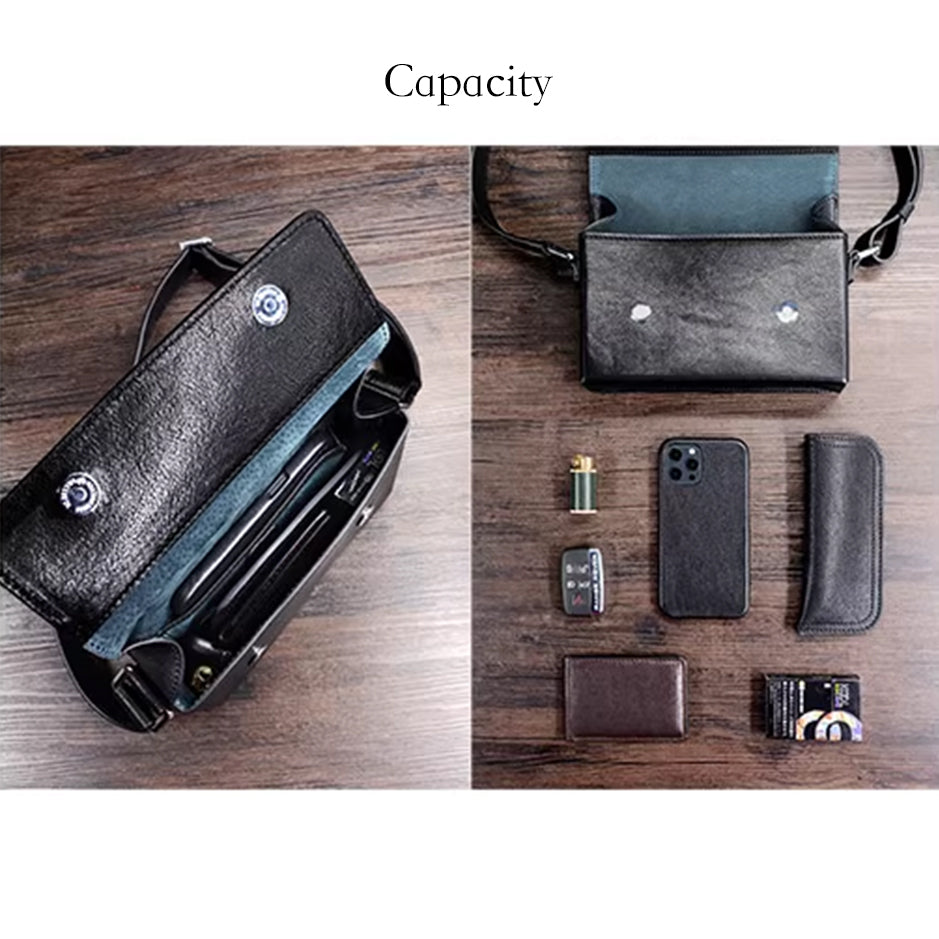 Urban Box Crossbody Bag-Forest Green
