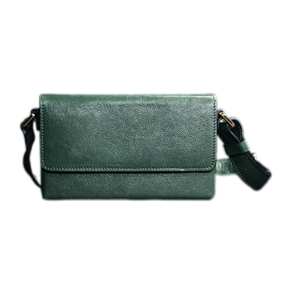 Urban Box Crossbody Bag-Forest Green
