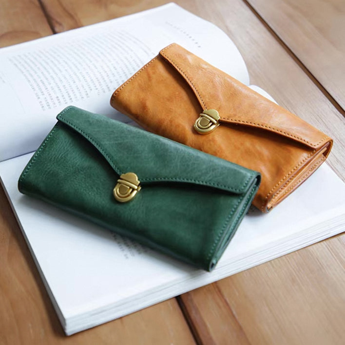 PrimeCraft – Handmade Cowhide Long Wallet