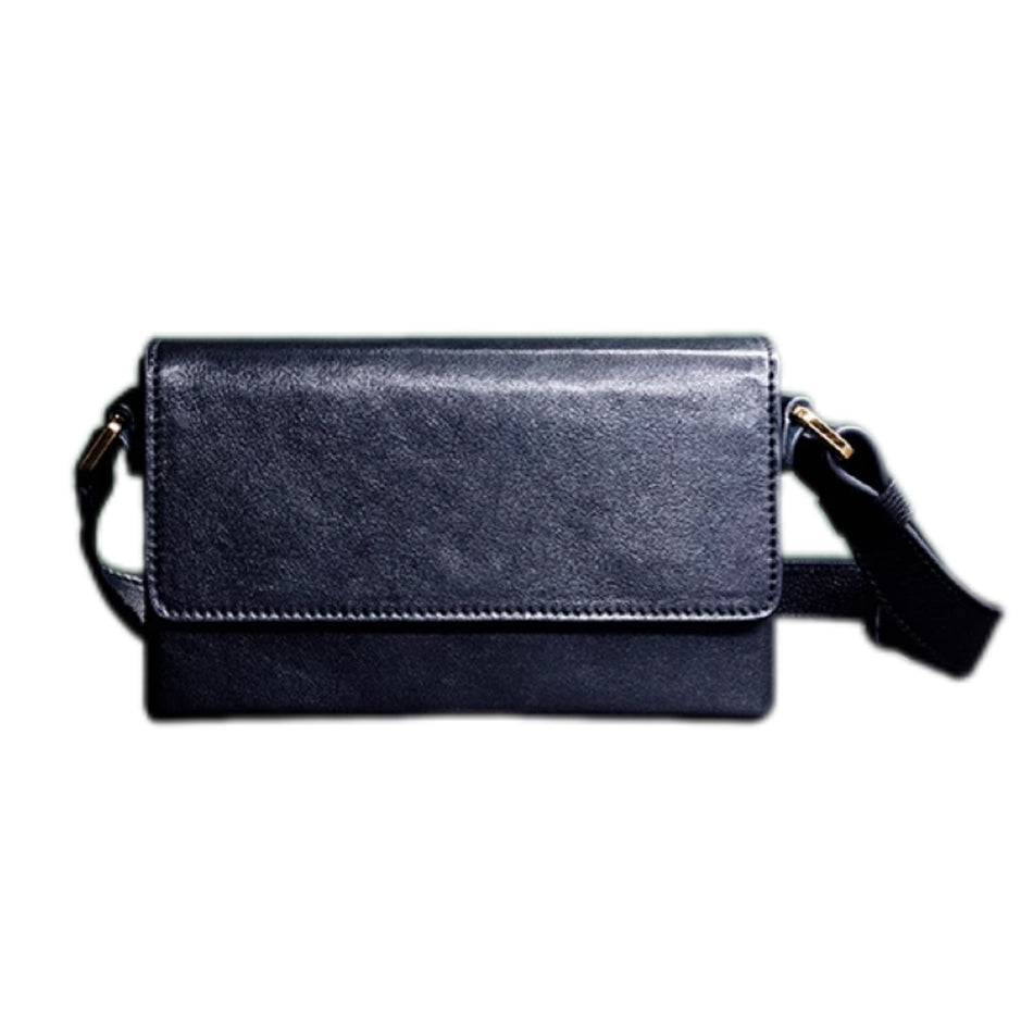 Urban Box Crossbody Bag-Navy