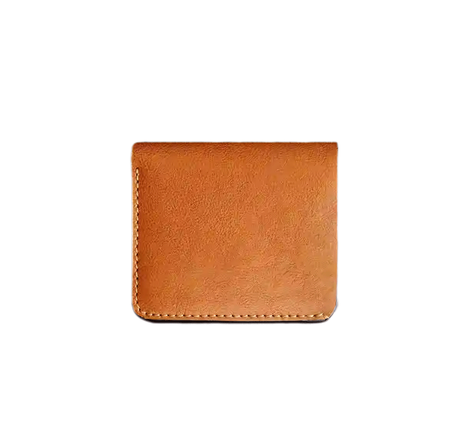 Slim Leather Wallet - Navy