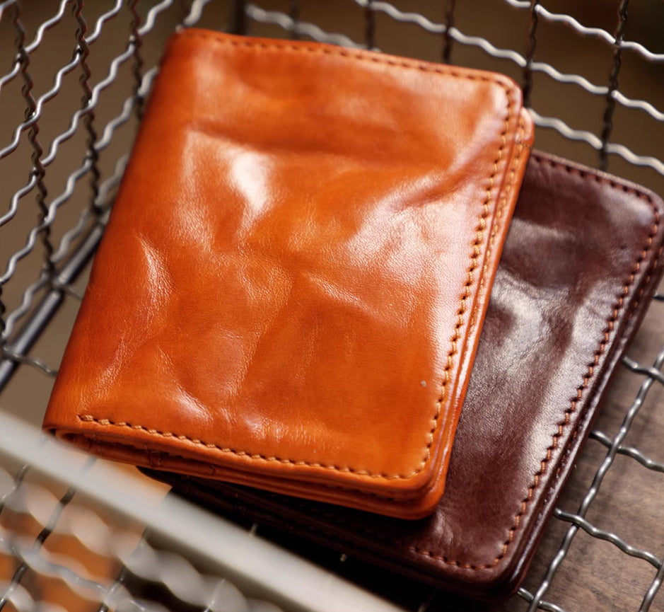 Artisan Leather Wallet - Brown