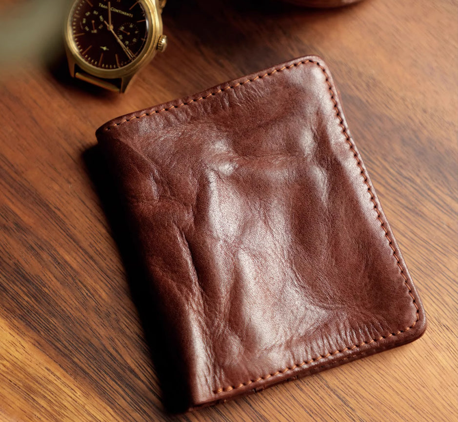 Artisan Leather Wallet - Brown