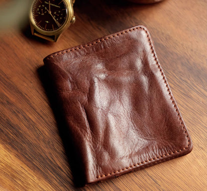 Artisan Leather Wallet - Brown