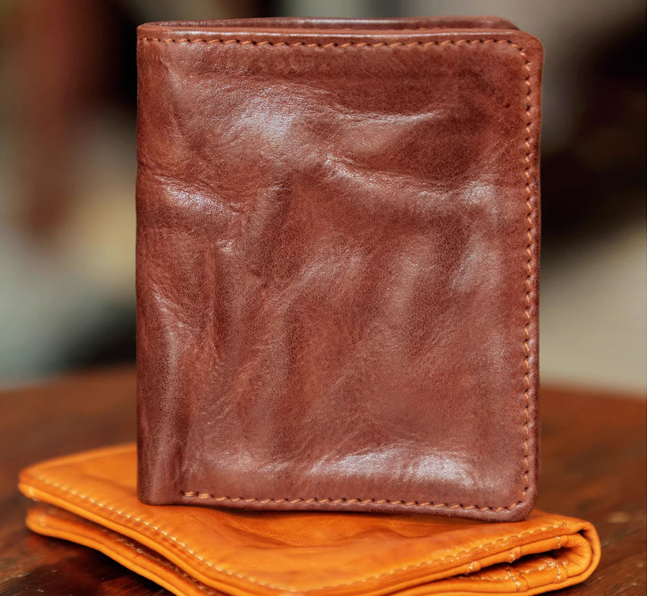 Artisan Leather Wallet - Brown