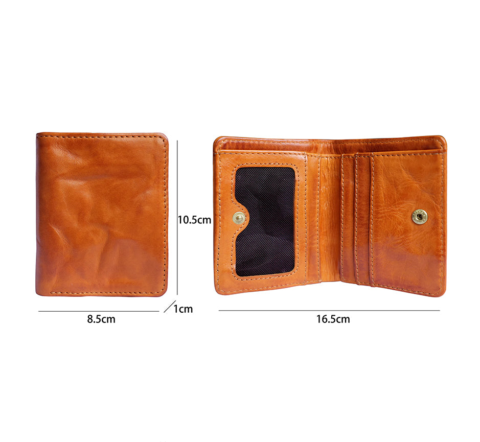 Artisan Leather Wallet - Brown