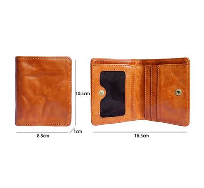 Artisan Leather Wallet - Brown