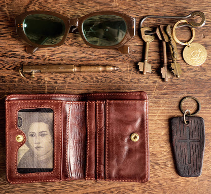 Artisan Leather Wallet - Brown