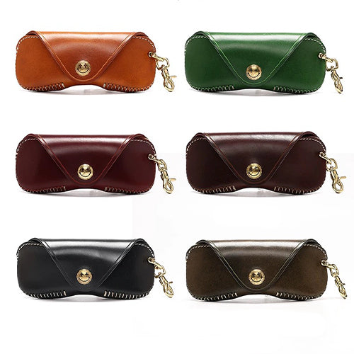 Classic Leather Glasses Case