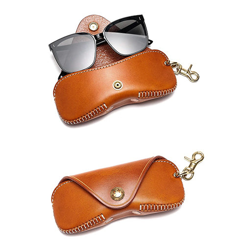 Classic Leather Glasses Case