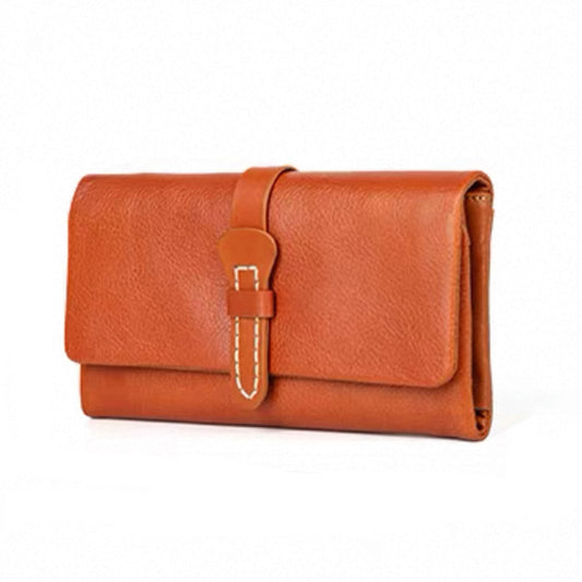 AmberFold – Handmade Cowhide Trifold Wallet