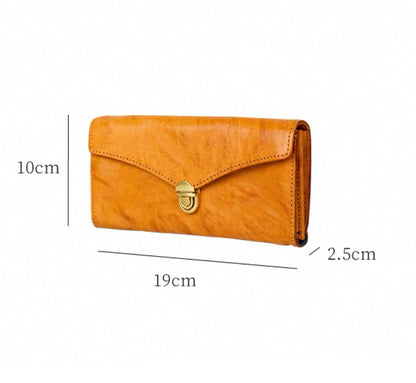 PrimeCraft – Handmade Cowhide Long Wallet