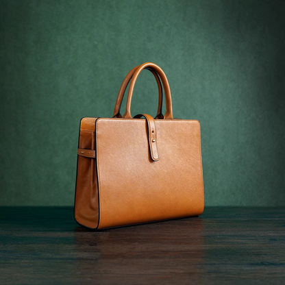Timeless Leather Crossbody & Tote -  Sunset Yellow