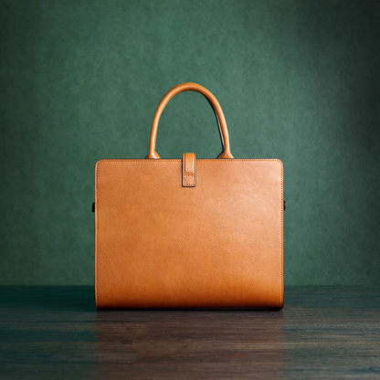 Timeless Leather Crossbody & Tote -  Sunset Yellow