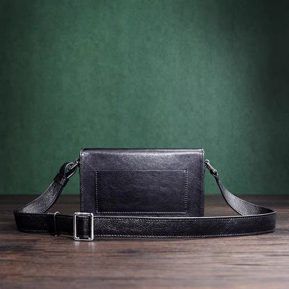 Urban Box Crossbody Bag-Chestnut