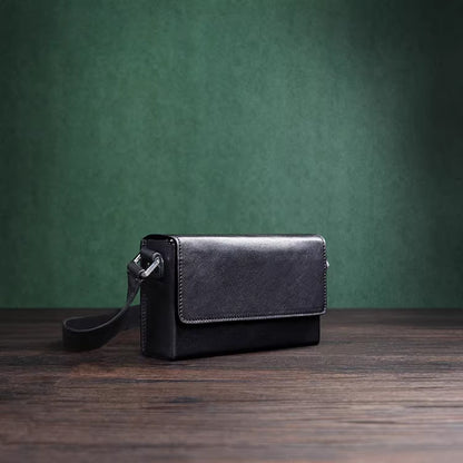 Urban Box Crossbody Bag-Chestnut