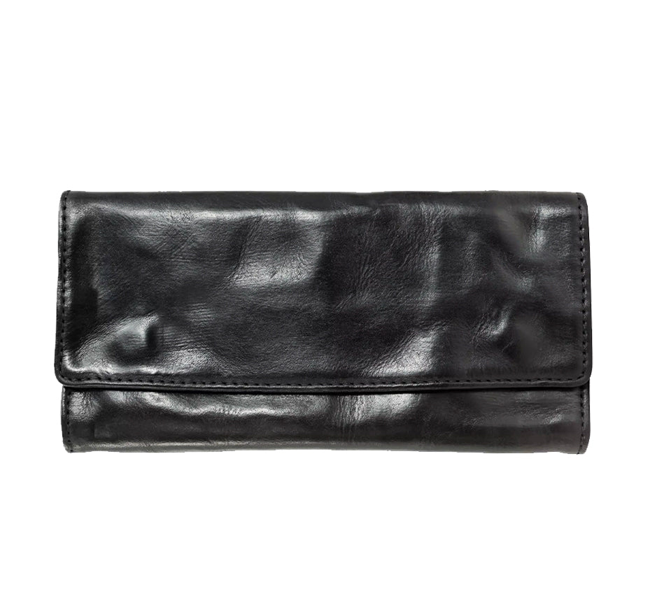 Artisan Long Leather Wallet - Sunset Yellow