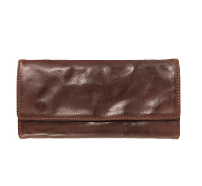 Artisan Long Leather Wallet - Sunset Yellow