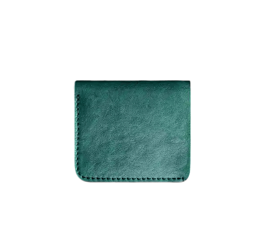 Slim Leather Wallet -  Forest Green