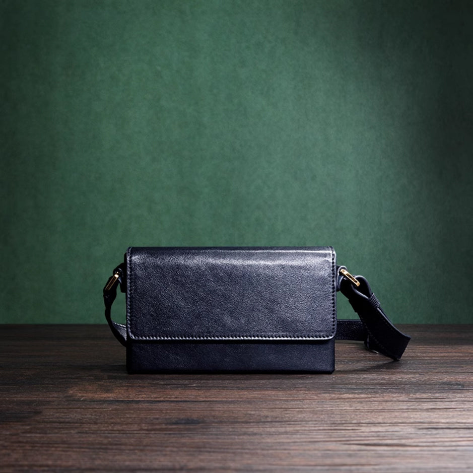 Urban Box Crossbody Bag-Forest Green