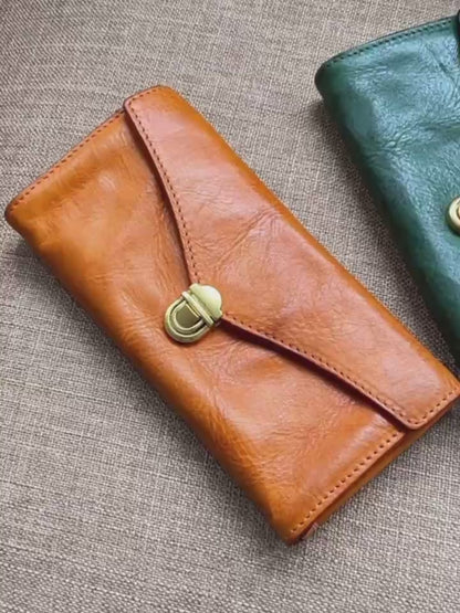 PrimeCraft – Handmade Cowhide Long Wallet
