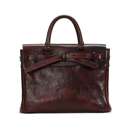 Classic Leather Crossbody & Tote - Sandalwood Brown