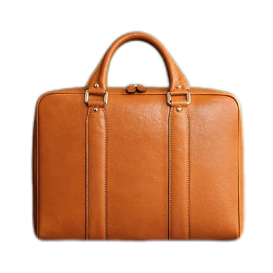 Classic Leather Briefcase - Beeswax