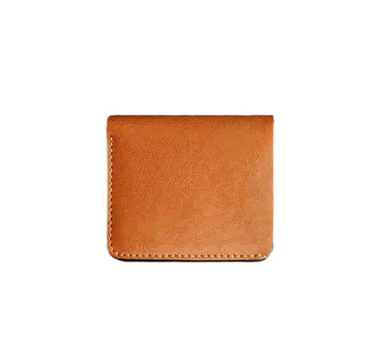 Slim Leather Wallet -  Sunset Yellow